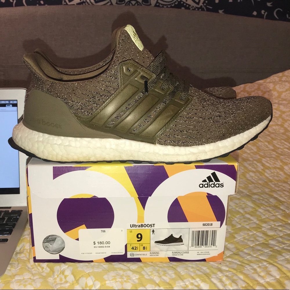 ❌SOLD❌ 3.0 Trace Olive Adidas Ultra Boosts